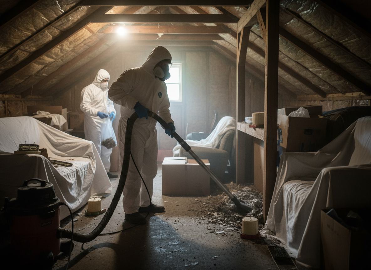 Attic Rodent Removal in Marietta, GA